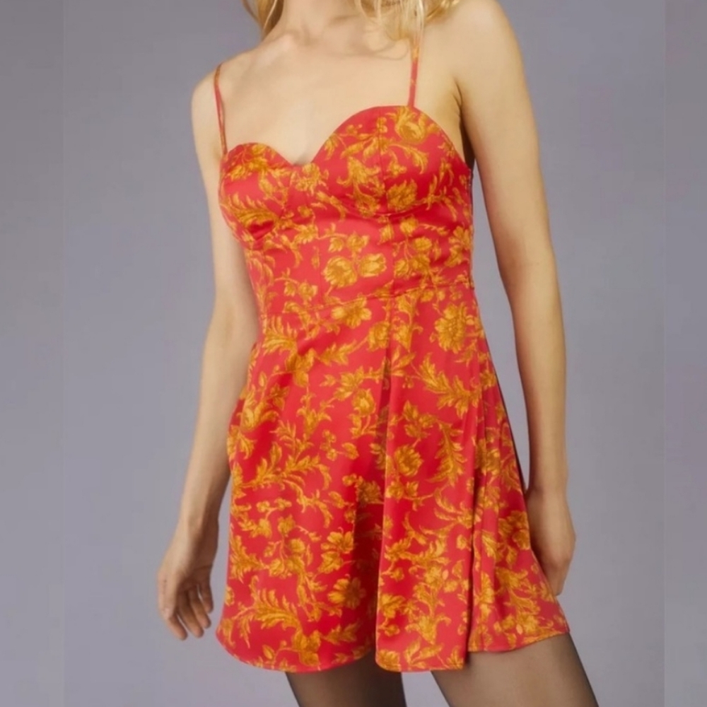 FINAL PRICE! NWT RARE UO Corset Dress - Picture 1 of 4